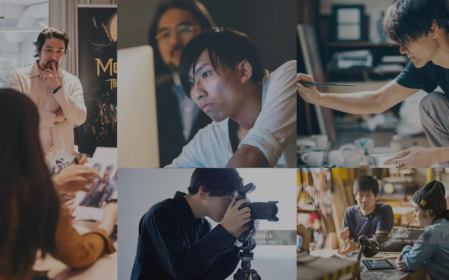 イメージ：様々なクリエイター